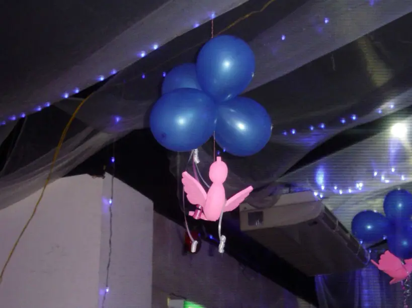 Balloon arch frame with 3d rendering for Party Images