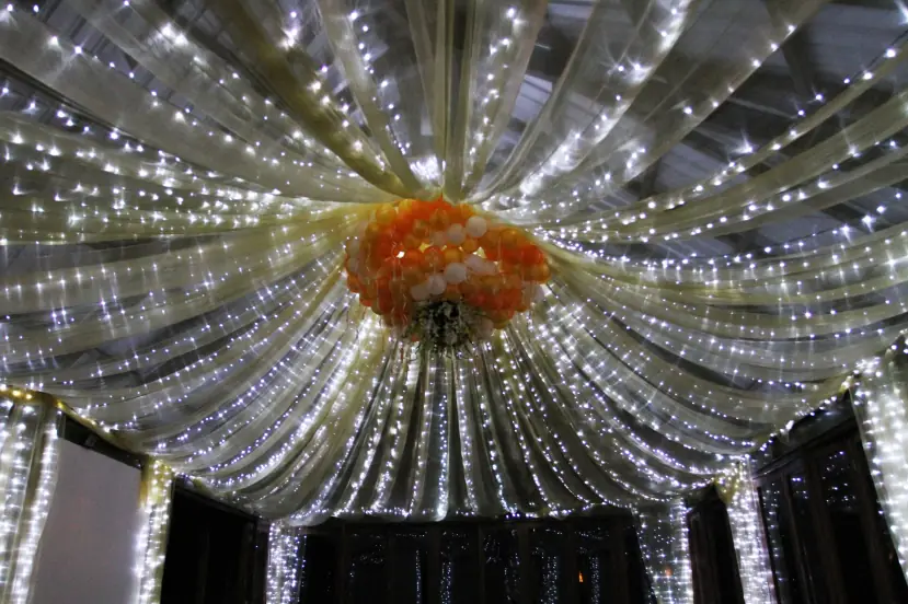 Balloon arch frame with 3d rendering for Party Images