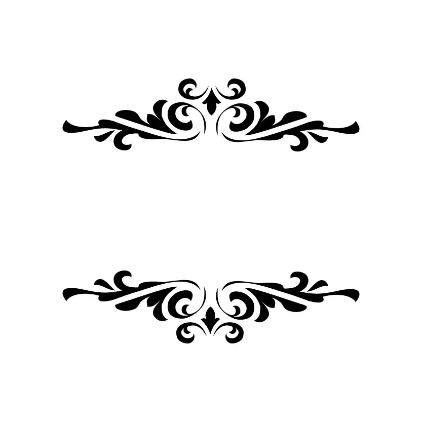 Ornate Borders Vintage Pattern Frame Framing Illustration Sign