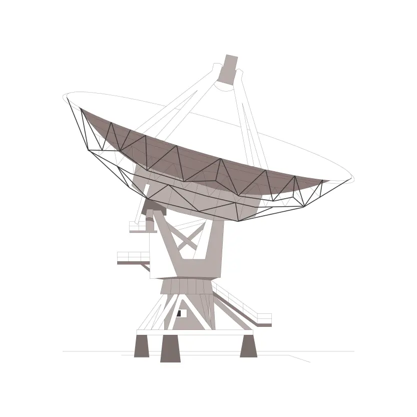 Technical Space Dishes Clipart Antina Satellite Dish