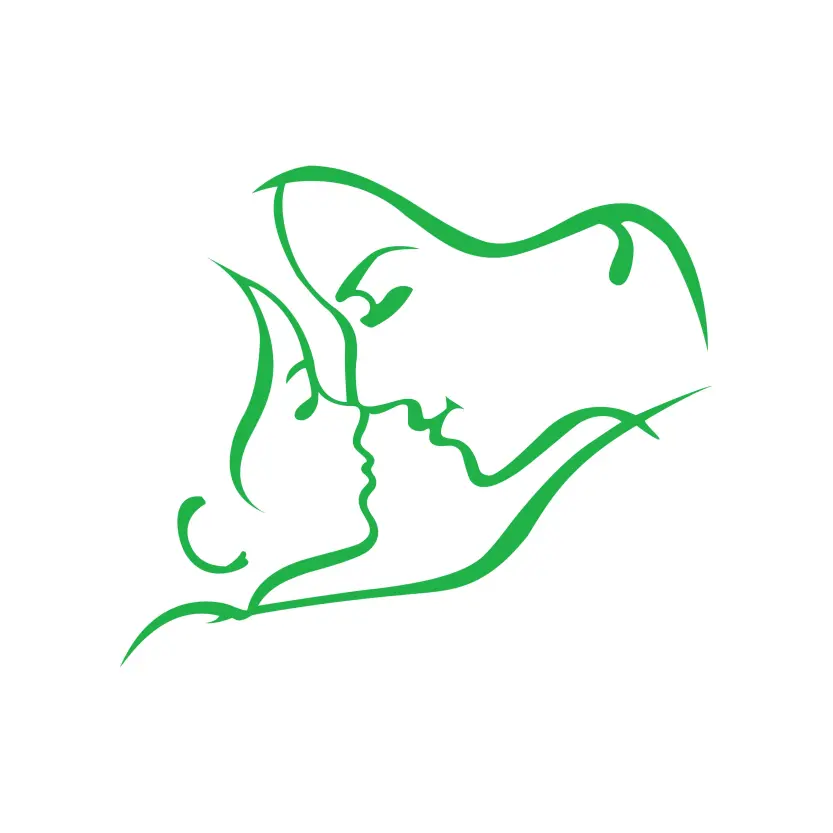 Mother with a Child in Floral Love Vector Art Design