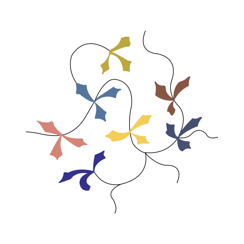 Illustration Drawing of Beautiful Pattern Boutique Vector Graphic