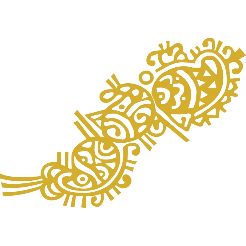 Bengali Festival Alpona Vector Art