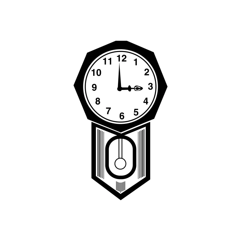 Deal Ghori Marka Vector Logo   Antique Wall Clock Symbol Vector Logo   Election Logo Vector Graphic