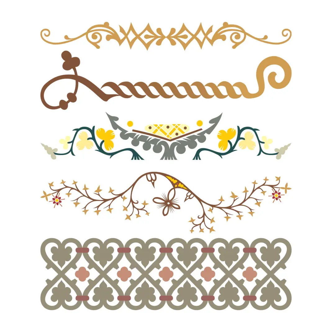 Muslim Traditional Style Pattern Decorative Collection