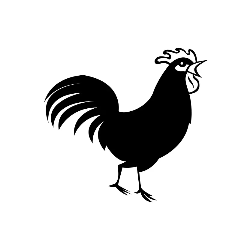 Rooster Symbol Vector Logo   Morog Marka Vector Logo   Election Logo Vector Graphic