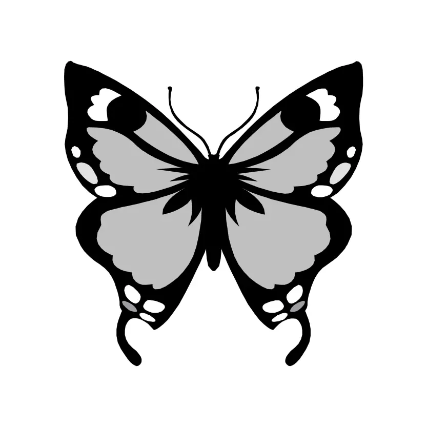 Butterfly - Prajapati Marka for Election Symbol Vector Clipart