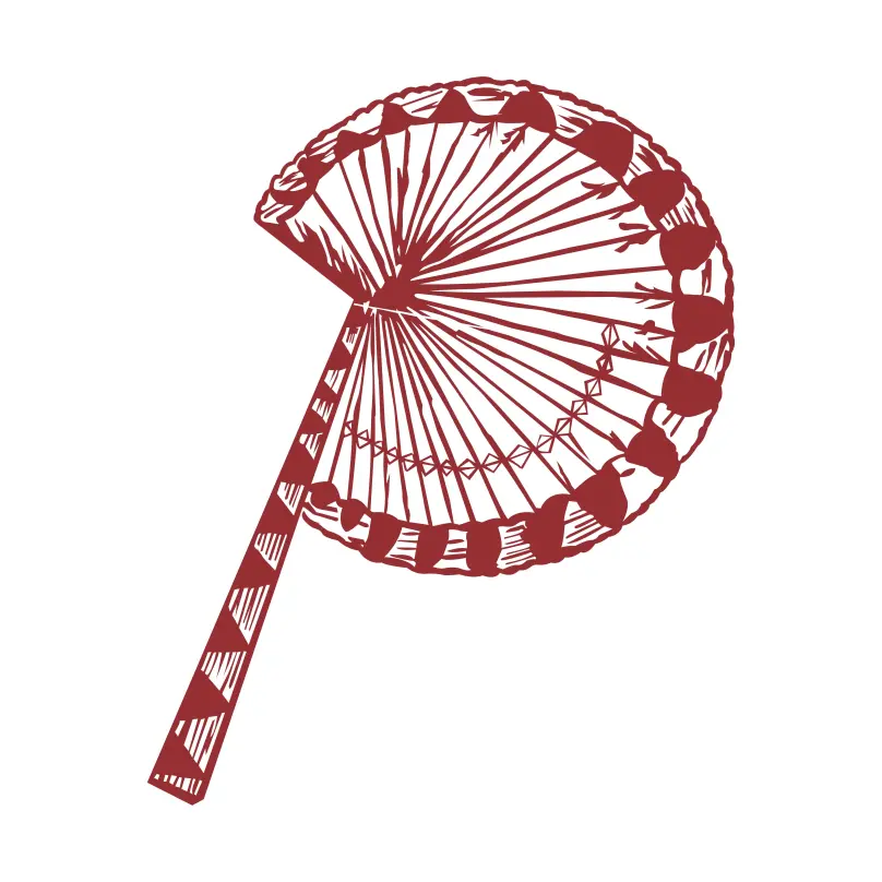 Tal Patar Pakha Marka Vector Clipart for Election Symbol Vector Illustration