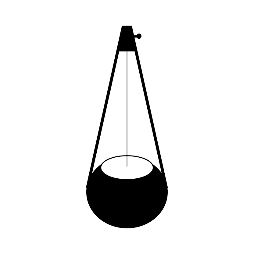 One String Ektara Traditional Musical Instrument Marka for Electoral Symbol Vector Clipart