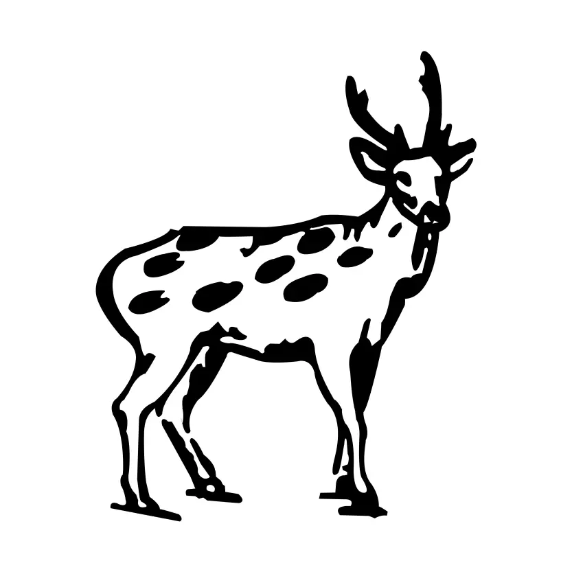 Horin - Deer Marka for Election Symbol Vector Clipart