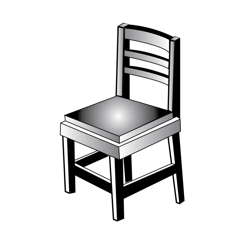 Chair Marka Politics for Election Symbol Vector Clipart Chair Logo