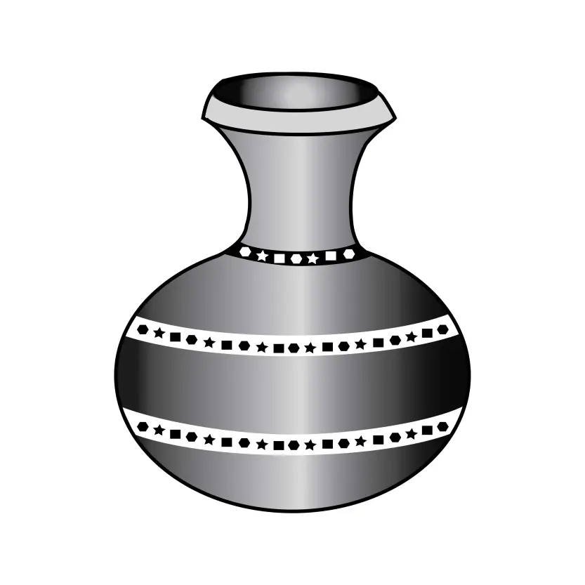 Earthen Pot   Matir Kolosh Marka for Election Symbol Vector Clipart