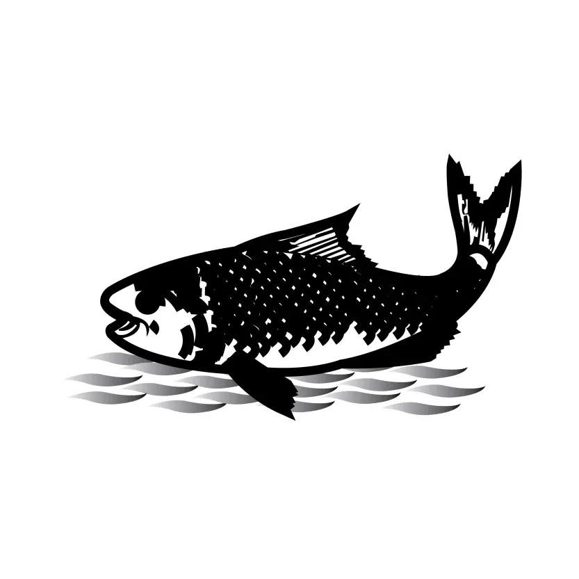 Fish Marka Politics for Election Symbol Vector Clipart