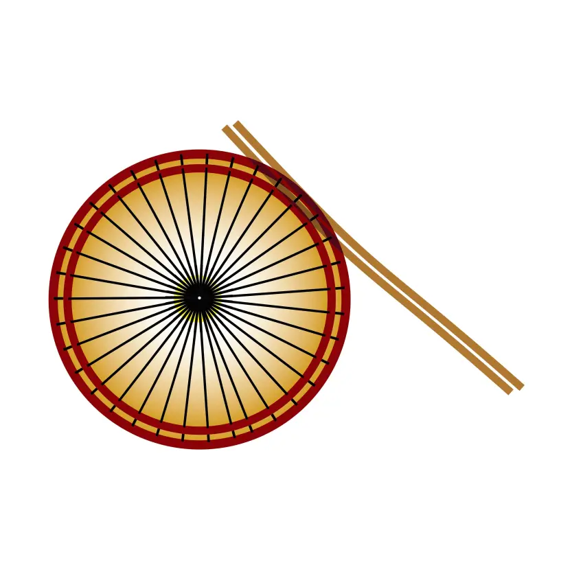 Tal Patar Pakha Marka Vector Clipart for Election Symbol Pakha Vector Illustration