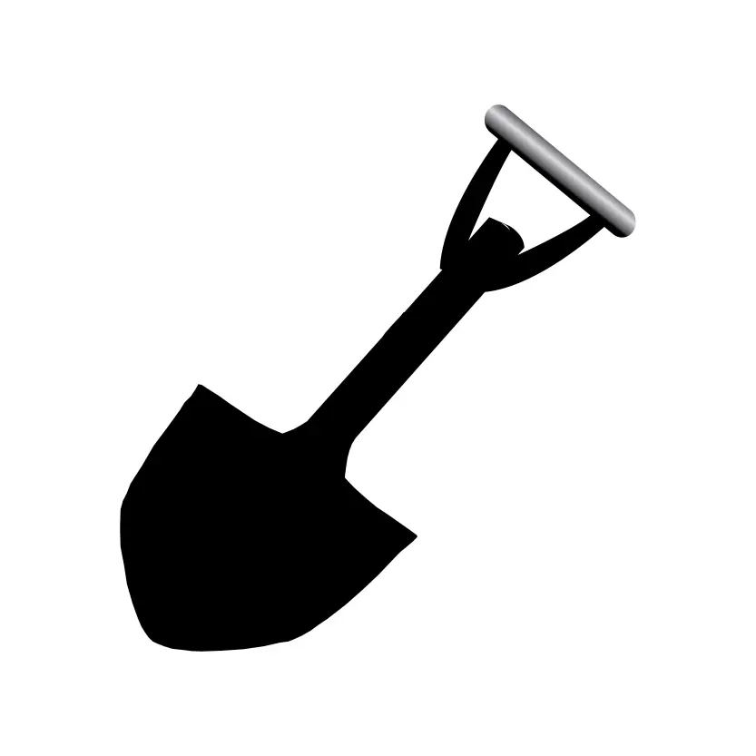 Shovel - Belcha Marka for Election Symbol Vector Clipart