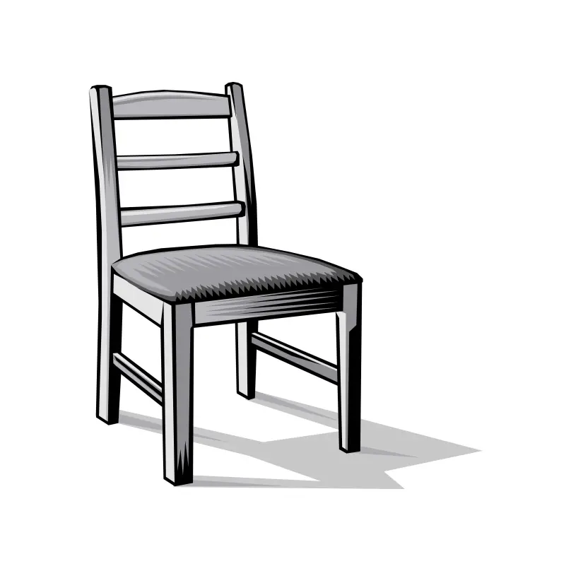 Chair Marka for Election Symbol Vector Clipart Chair Logo