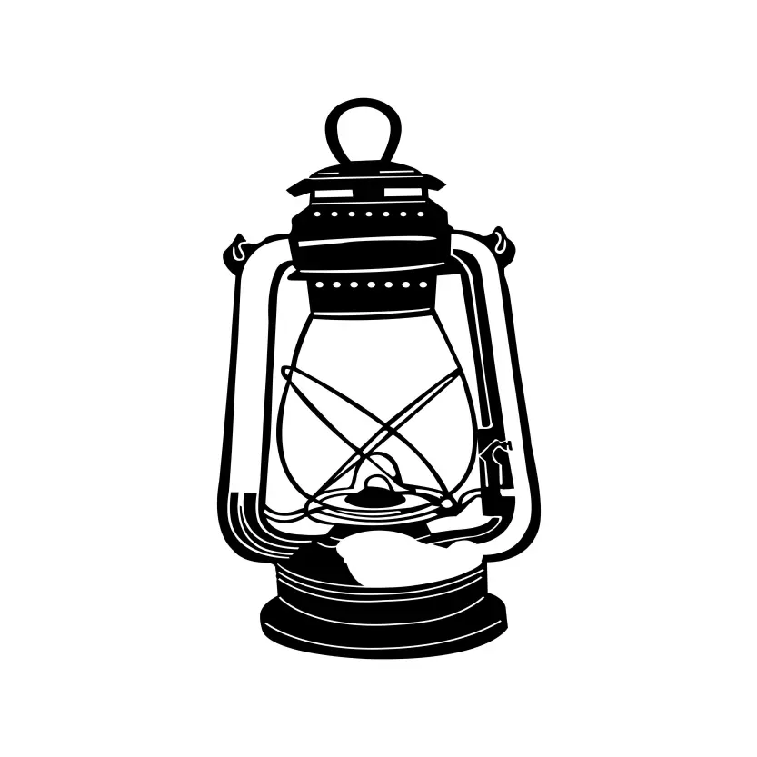 Hurricane Lamp Marka for Electoral Symbol Vector Clipart Pendant Lamp Logo