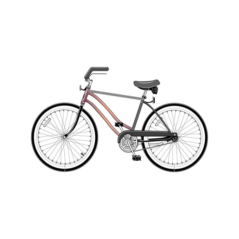 Bicycle - Velocipede Marka for Election Symbol Vector Clipart