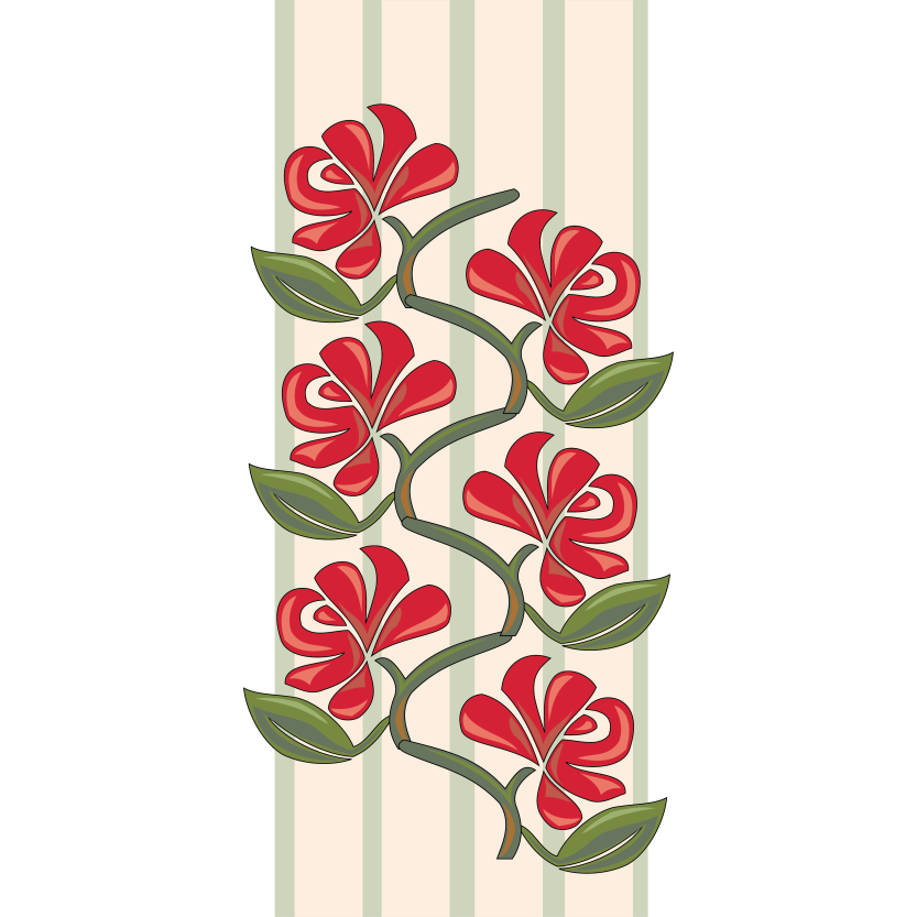 Floral Invitation Card Vector Design