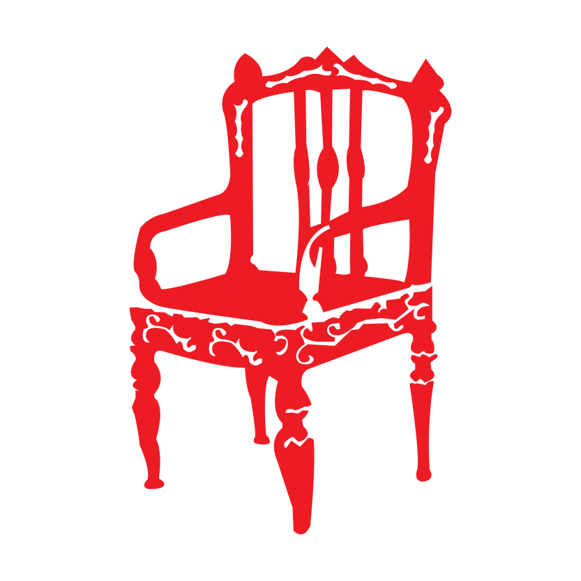 Chair Vintage icon Political for Election Symbol Vector Clipart