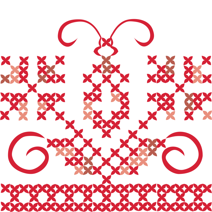 Intricate Neckline and Corner Embroidery Design for Garments