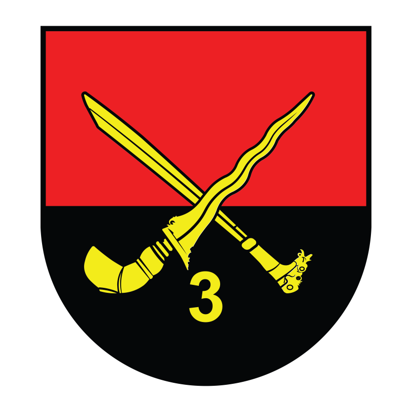Malaysian Army 3 DIV Insignia Logo Vector
