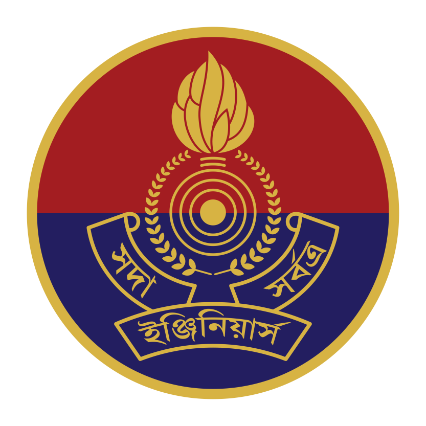 Insignia of the Bangladesh Army Corps of Engineers Logo Vector