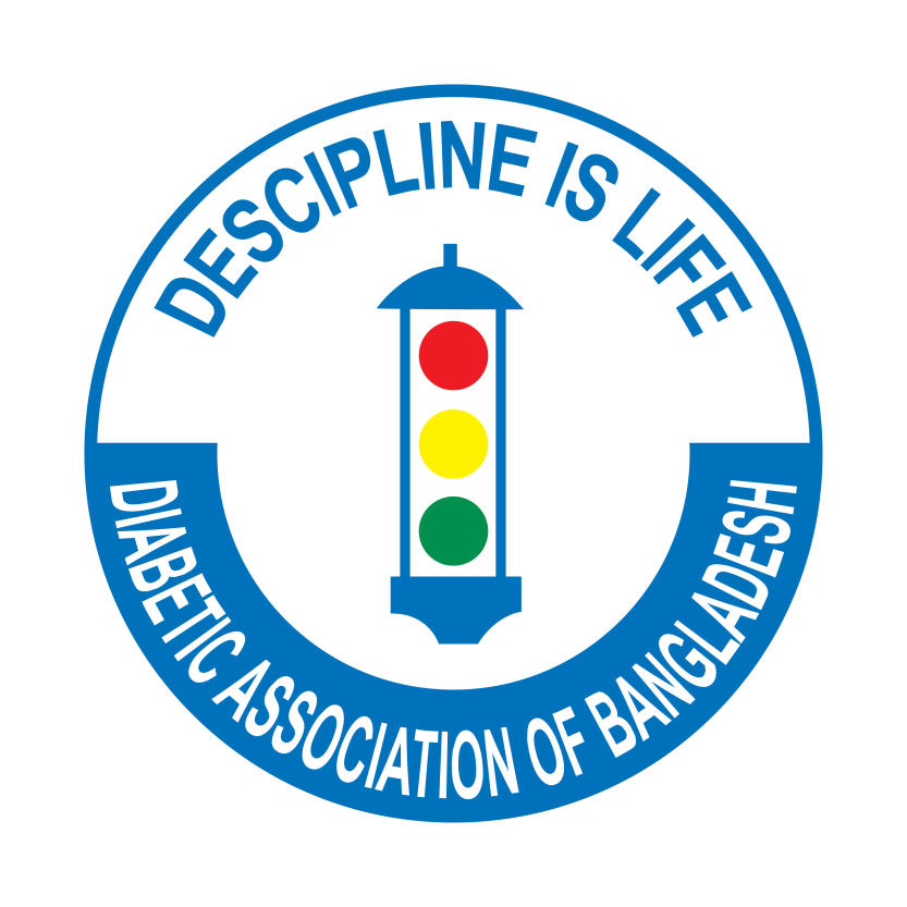Descipline is Life Diabetic Association of Bangladesh Logo Vector