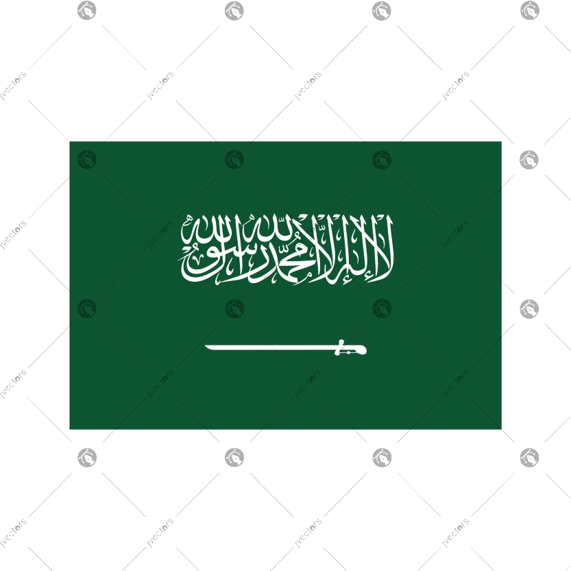 Flag of Saudi Arabia Logo Vector