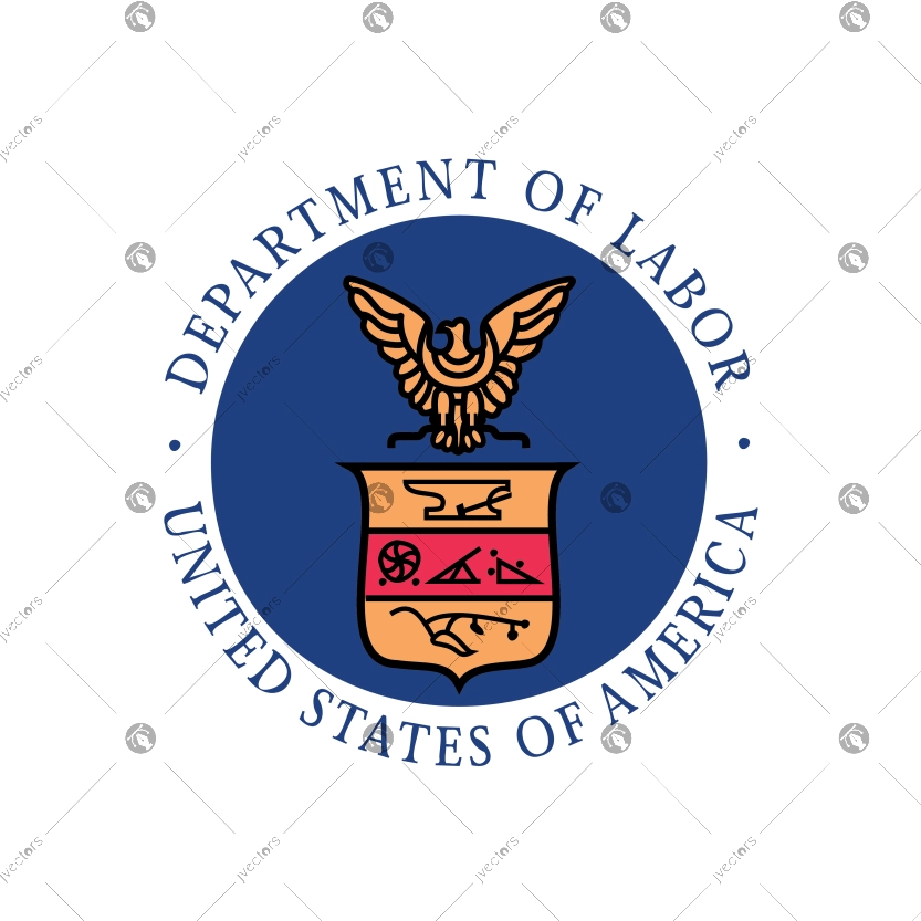 Department of Labor United States of America Logo Vector