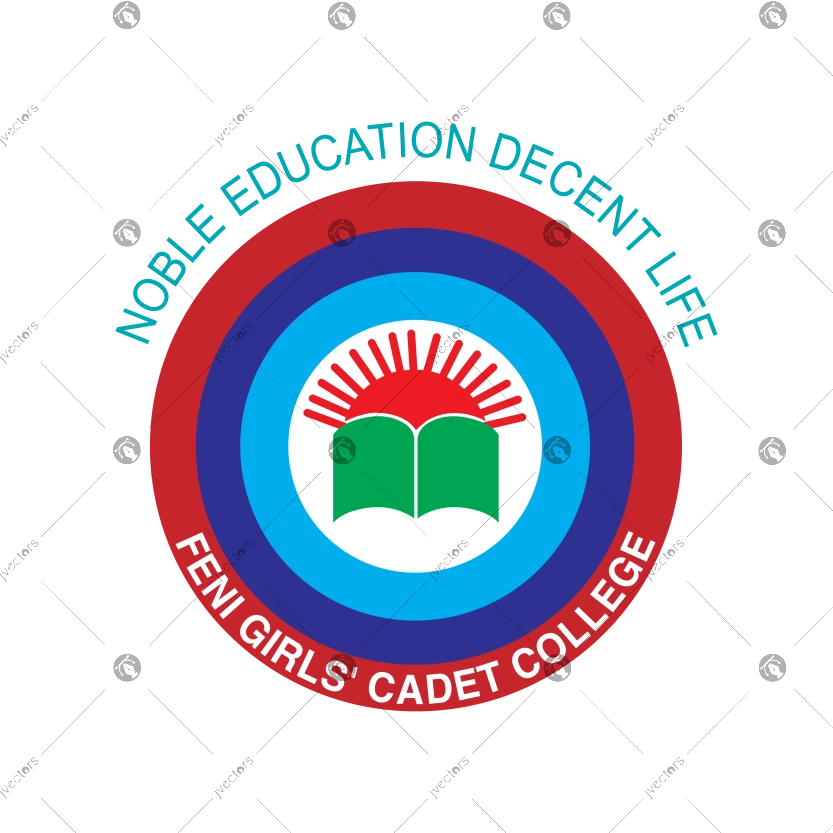 Noble Education Decent Life - Feni Girls Cadet College Logo Vector