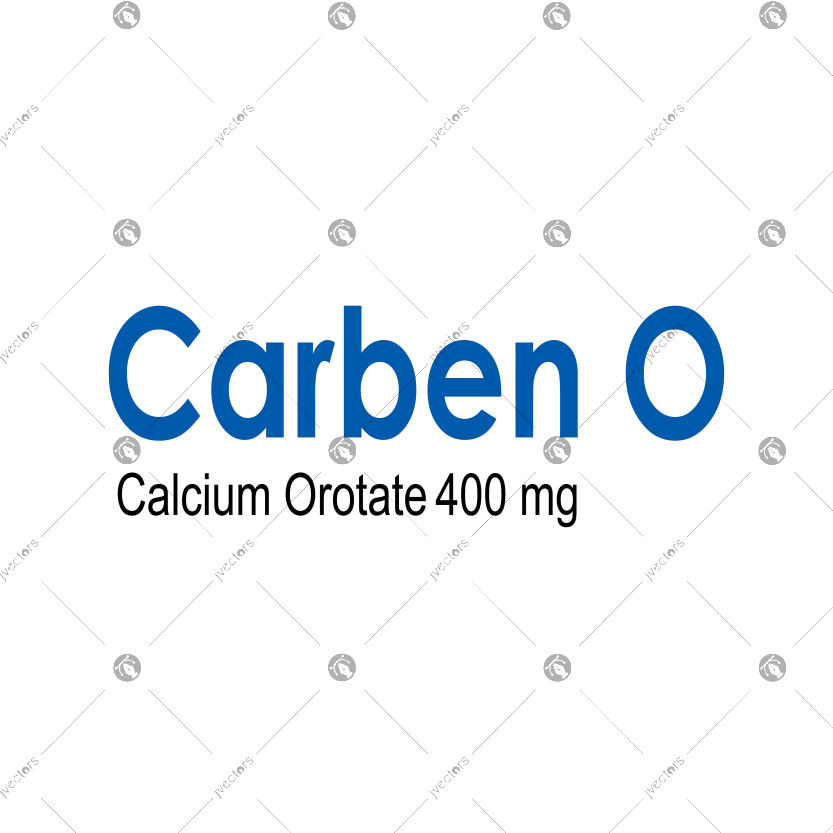 Carben O Calcium Orotate 400mg Logo Vector