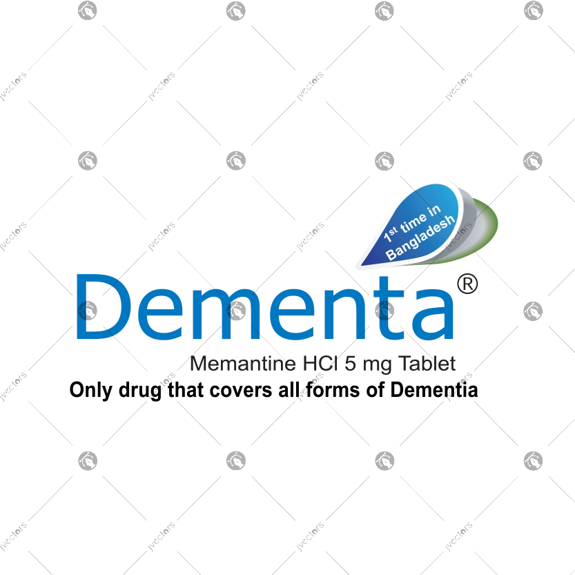 Dementa Drug Logo Vector