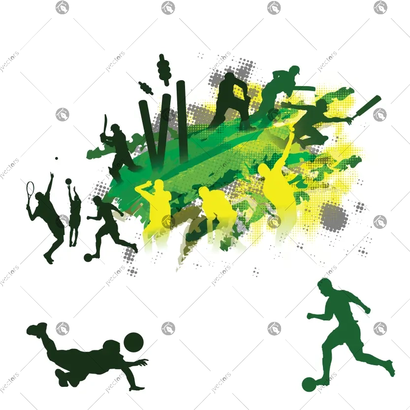 Cricket World Cup Wallpaper 4K Illustration Vector