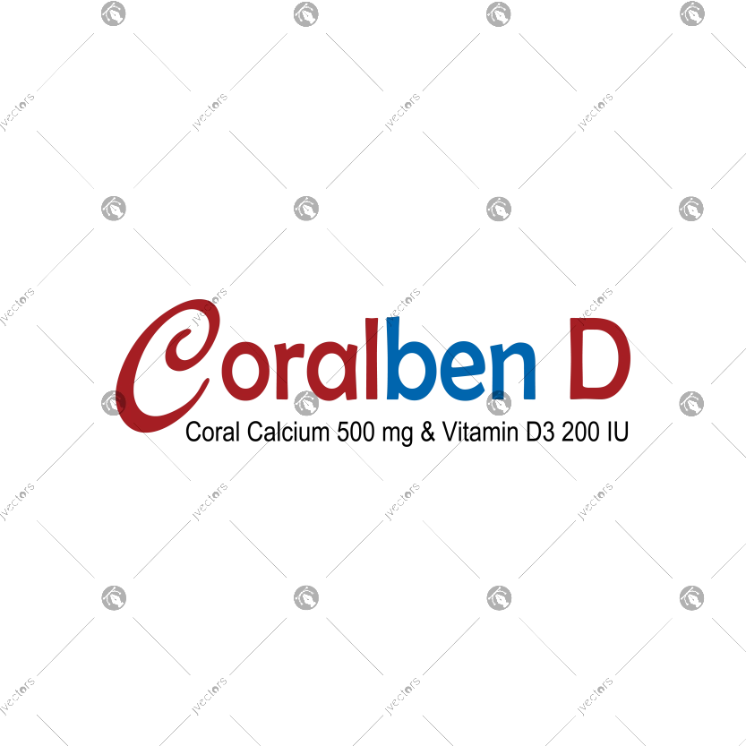 Coralben D 500 mg Logo Vector