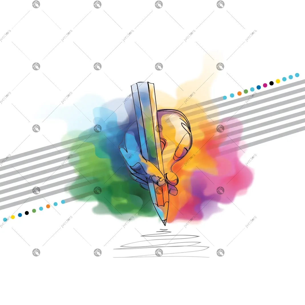 For orphaned girls, graphic transparent sketch books are an opportunity to tell their powerful personal stories vector