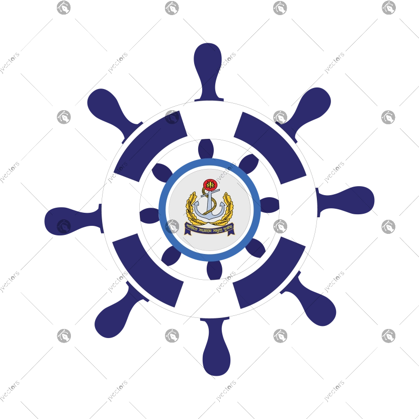 Bangladesh Navy Logo Vector Design