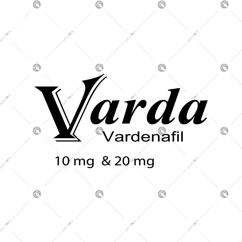 Varda Vardenafil 10mg or 20mg Logo Vector