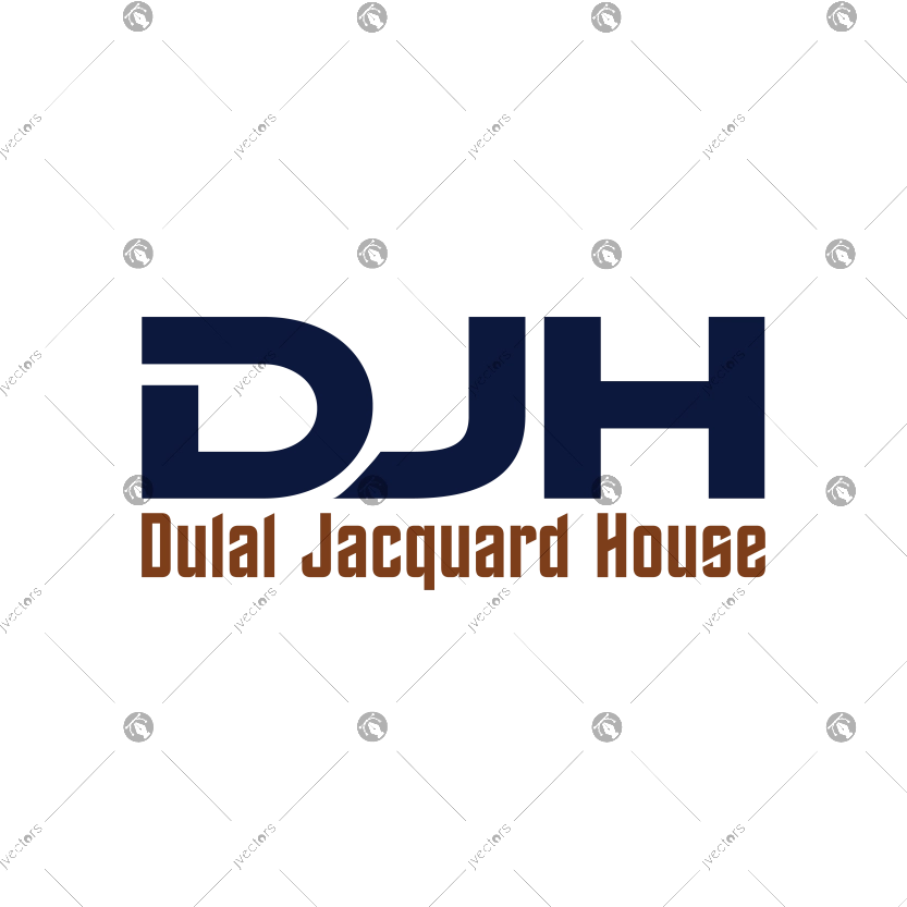 Dulal Jacquard House DJH Logo Vector