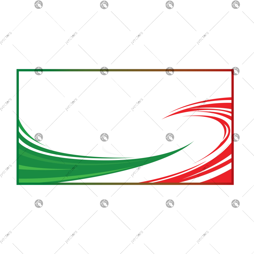 Red and Green gradient background vector